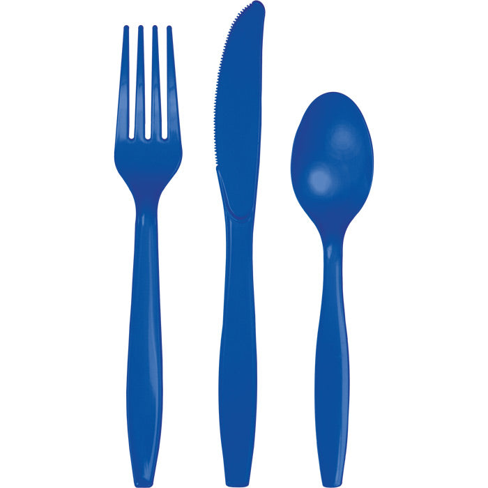 Disposable Cobalt Blue Cutlery Wholesale - Napkins.com