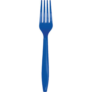 Cobalt Blue plastic fork