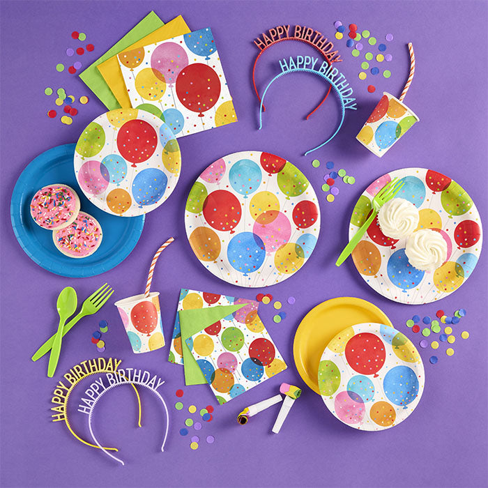 Birthday Confetti Balloons party supplies