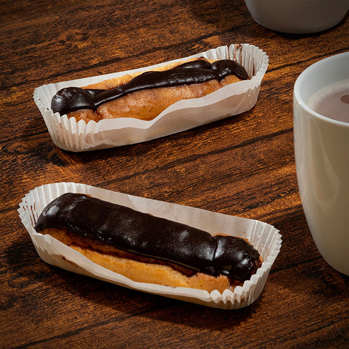 Eclair wrapper with donut inside