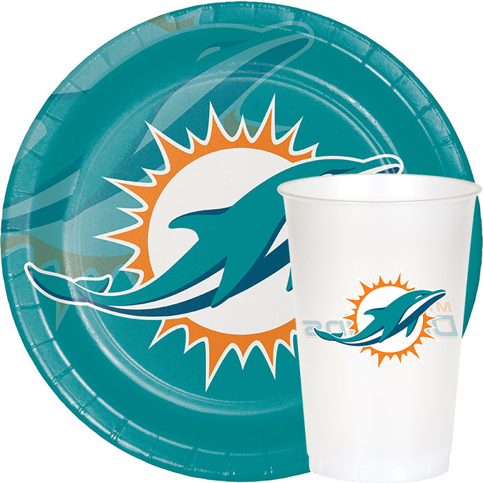 Miami Dolphins Plate and Cup