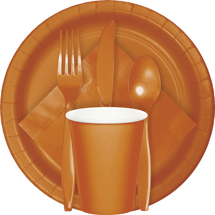 Pumpkin Spice Orange Party Supplies