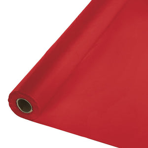 Classic Red banquet table roll