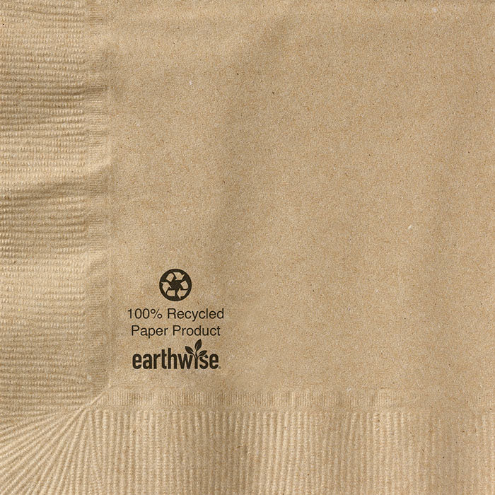 Earth Wise Kraft Beverage Napkins 3,000 ct