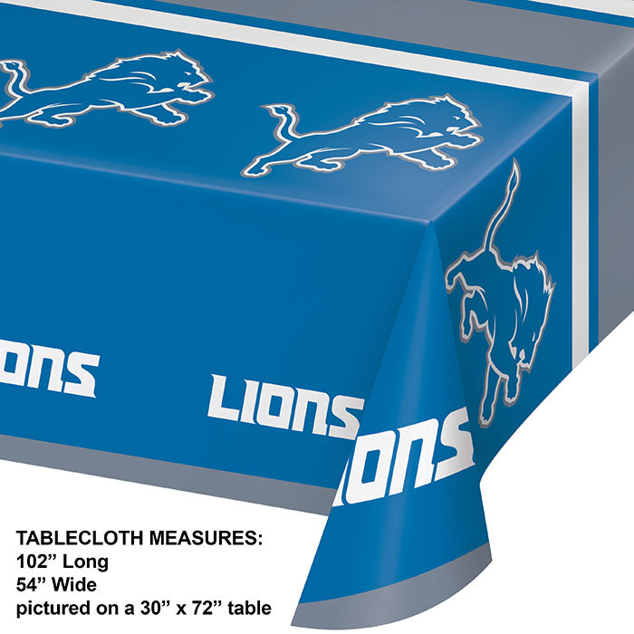 Detroit Lions Tablecloths 12 ct