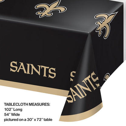 New Orleans Saints Tablecloths 12 ct