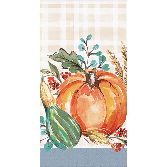 Thanksgiving Cornucopia Guest Towels 192 ct