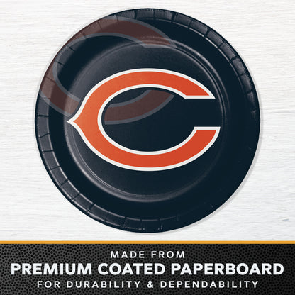 Chicago Bears Dinner Plates 96 ct