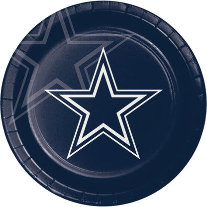 Dallas Cowboys Dinner Plates 96 ct