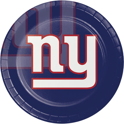 New York Giants Dinner Plates 96 ct