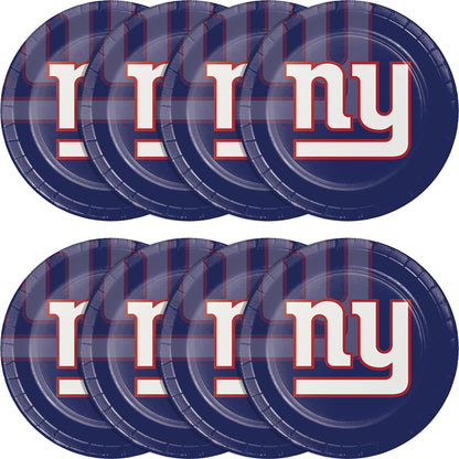 New York Giants Dinner Plates 96 ct