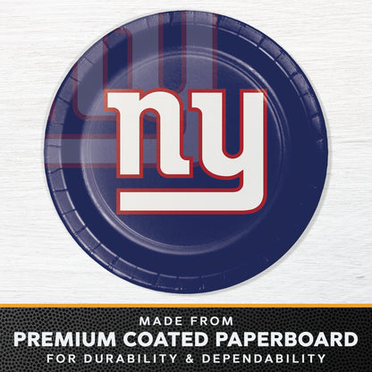 New York Giants Dinner Plates 96 ct