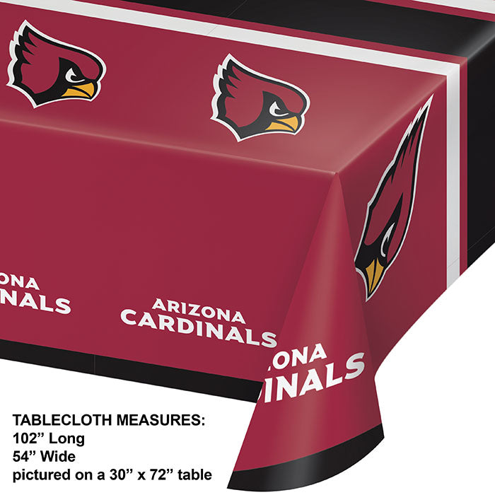 Arizona Cardinals Tablecloths 12 ct