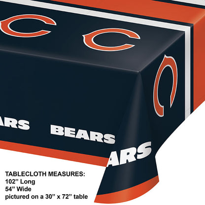 Chicago Bears Tablecloths 12 ct