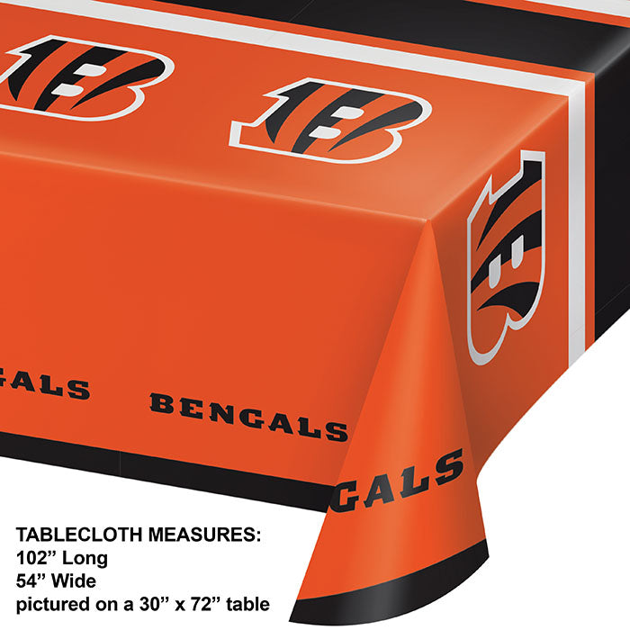 Cincinnati Bengals Tablecloths 12 ct