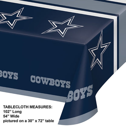 Dallas Cowboys Tablecloths 12 ct