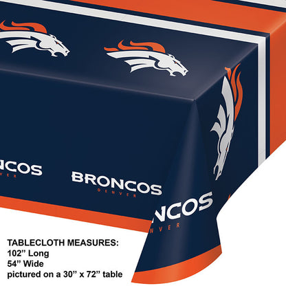 Denver Broncos Tablecloths 12 ct