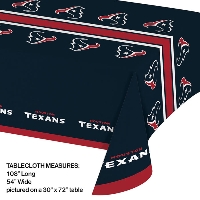 Houston Texans Tablecloths 12 ct