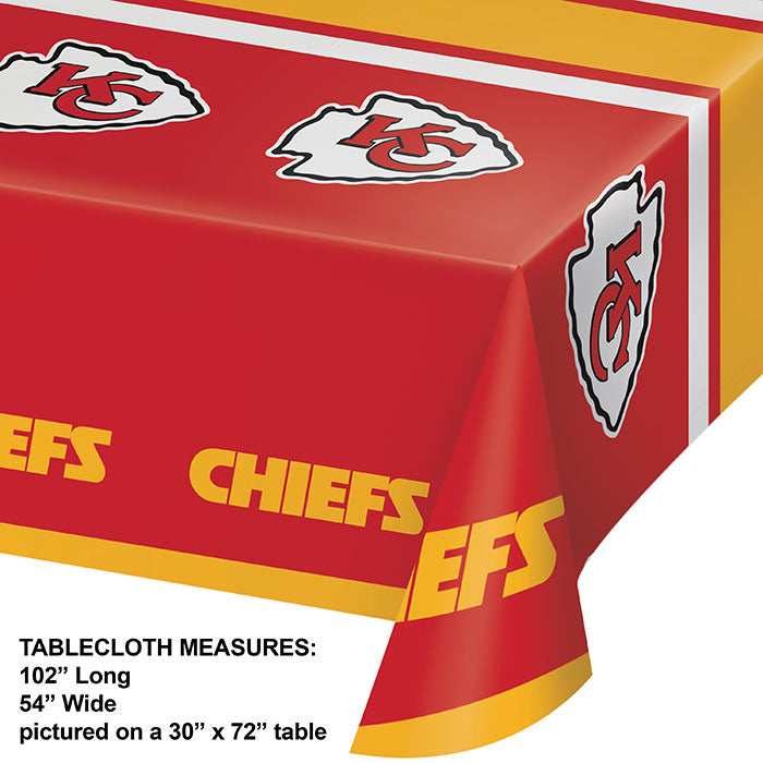 Kansas City Chiefs Tablecloths 12 ct