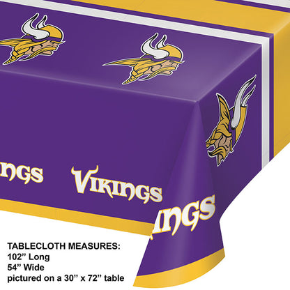 Minnesota Vikings Tablecloths 12 ct