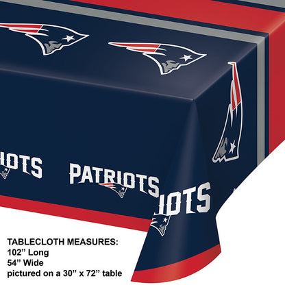 New England Patriots Tablecloths 12 ct