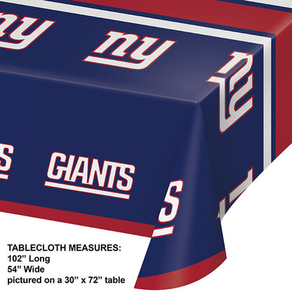 New York Giants Tablecloths 12 ct