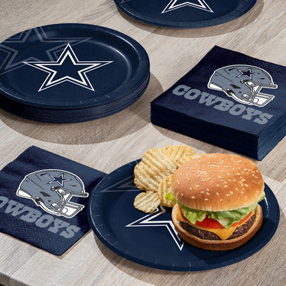 Dallas Cowboys Dinner Plates 96 ct