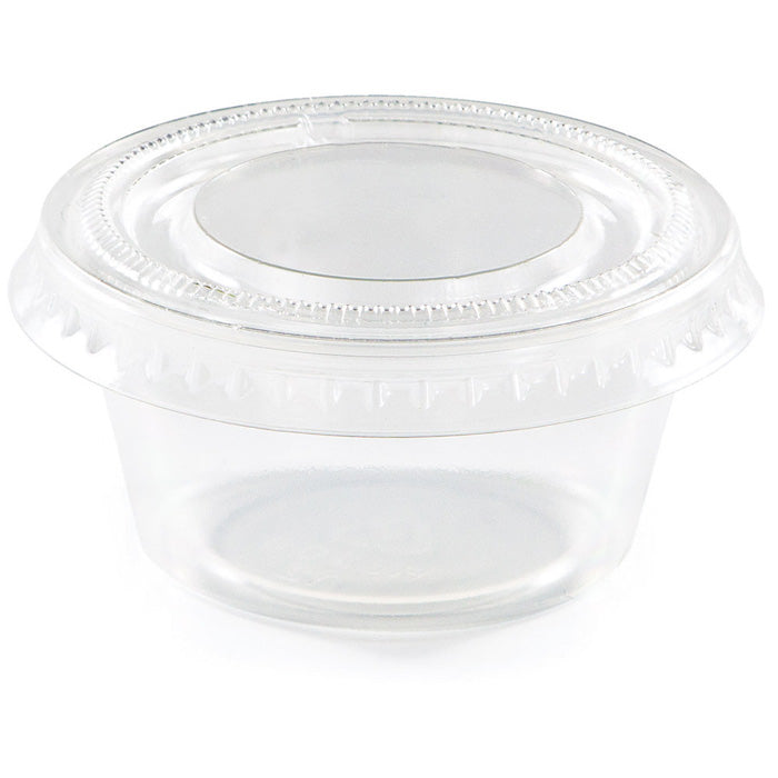 2 oz Clear Portion Cups with Lids 288 ct