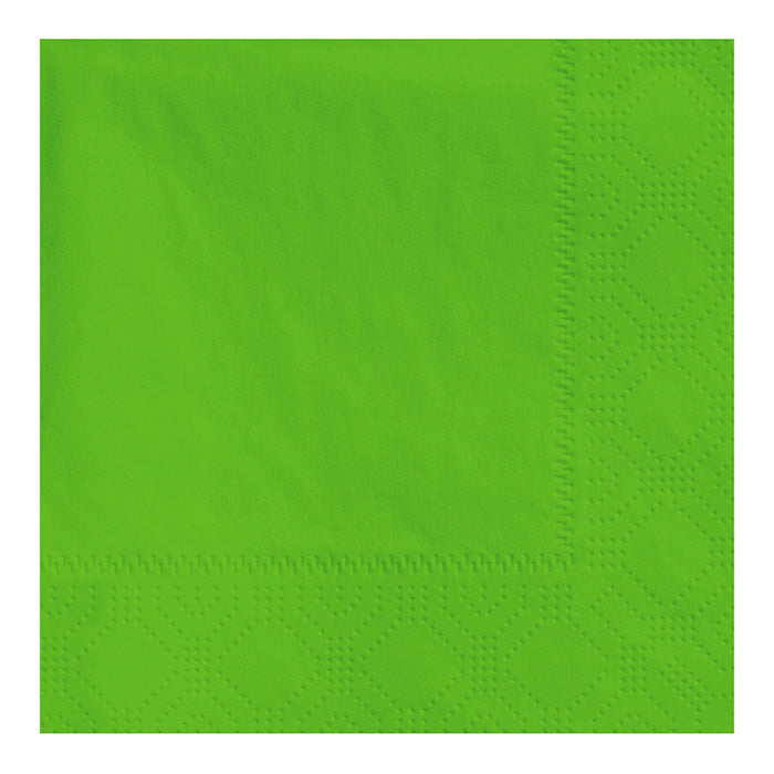 4.75" Regal Embossed Fresh Lime Beverage Napkins 1000 ct