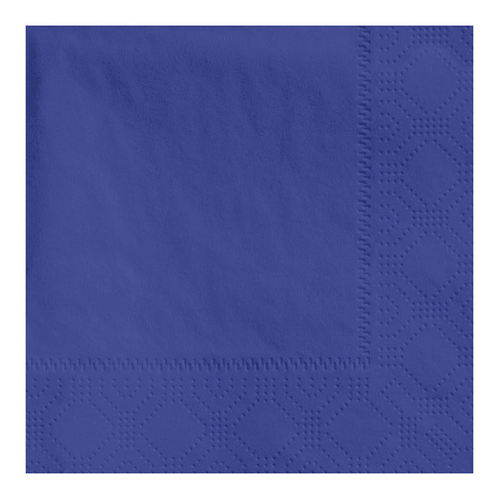 4.75" Regal Embossed Navy Beverage Napkins 1000 ct