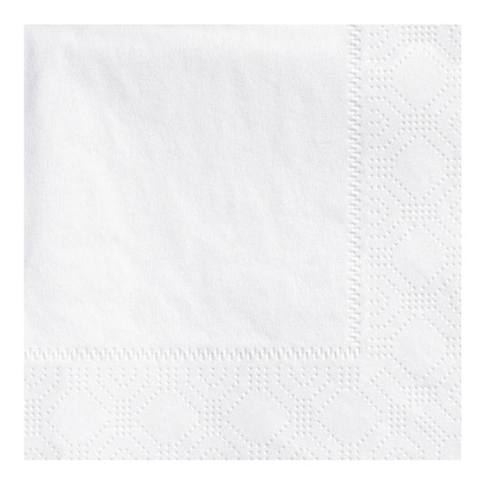 4.75" Regal Embossed White Beverage Napkins 3000 ct