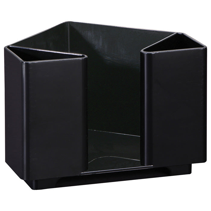 5" x 6.25" x 4.25" Black Napkins Bar Caddy 1 ct