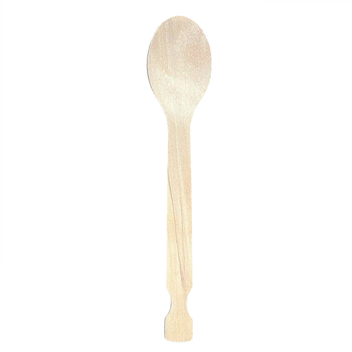 6.5" Earthwise Wood Spoons 1,000 ct