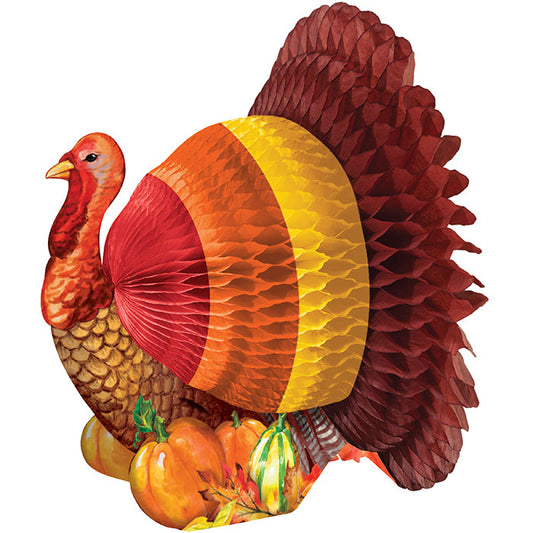 6" Turkey Thanksgiving Centerpieces 12 ct