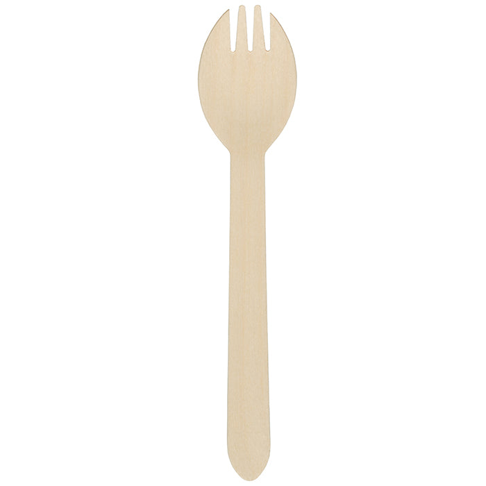 6" Wood Sporks 1000 ct