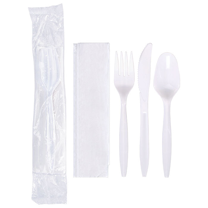 6" x 2" Value Cutlery Kit 250 ct