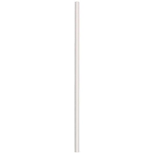 7.75" White Paper Straws 4,800 ct