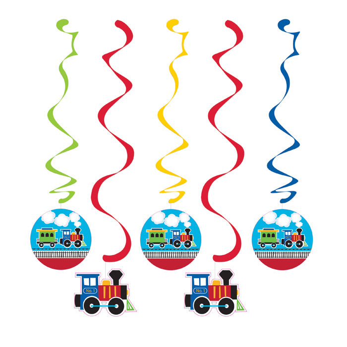 All Aboard Train Dizzy Danglers 30 ct