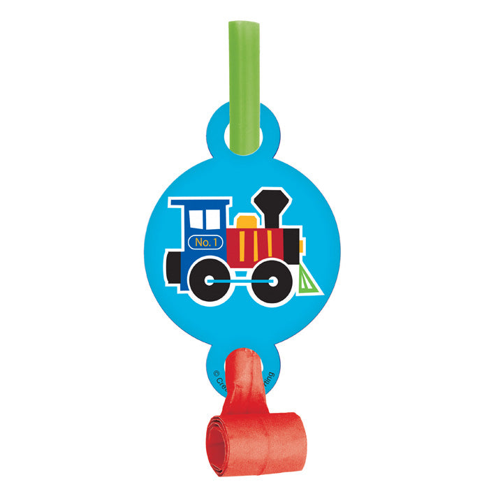 All Aboard Train Party Blowers 48 ct