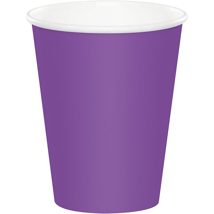 Amethyst Purple 9 oz Hot & Cold Cups 240 ct