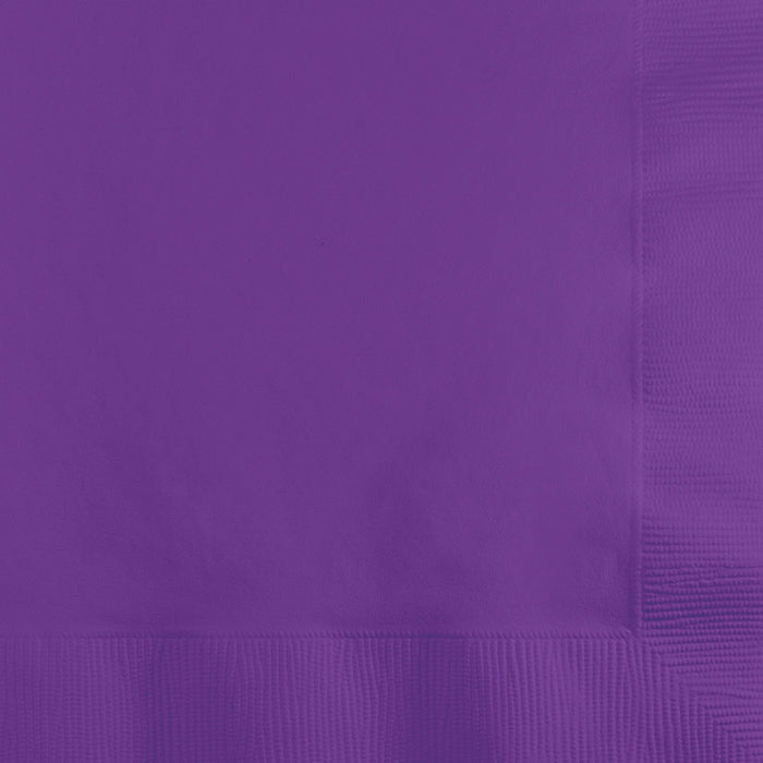 Amethyst Purple Beverage Napkins 3-Ply 500 ct