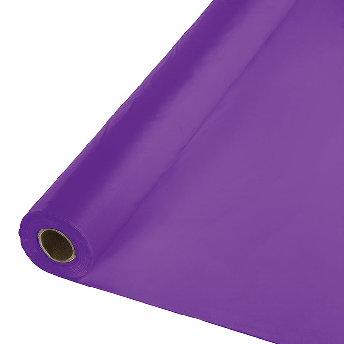 Amethyst Purple Plastic Banquet Table Roll 1 ct