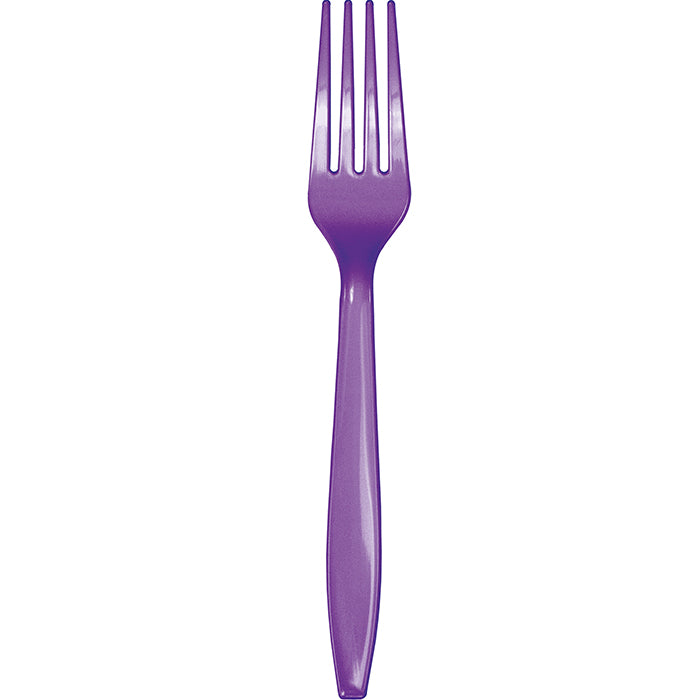 Amethyst Purple Plastic Forks 288 ct