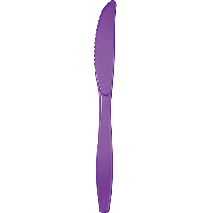 Amethyst Purple Plastic Knives 288 ct