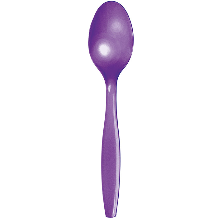 Amethyst Purple Plastic Spoons 288 ct