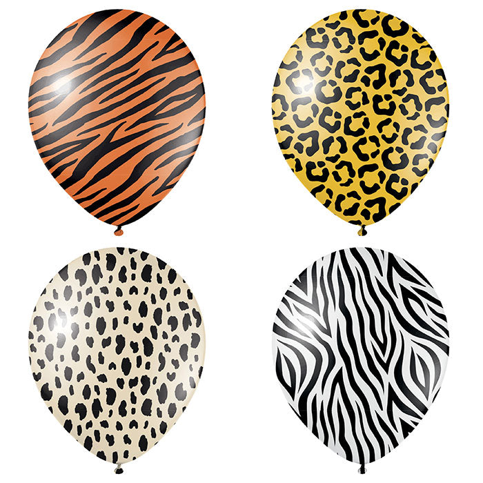 Animal Print Balloons 180 ct