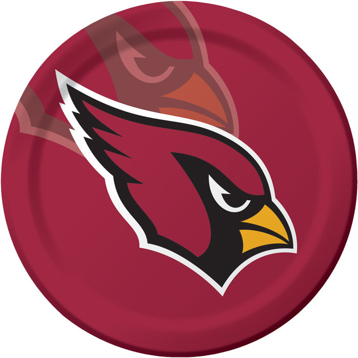 Arizona Cardinals Dinner Plates 96 ct