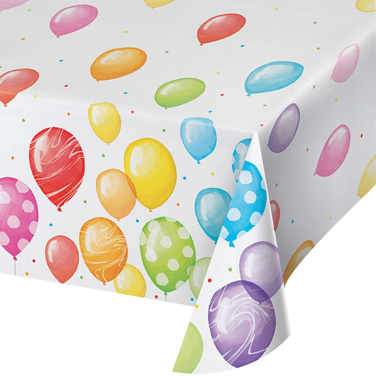 Balloon Bash Paper Tablecloths 6 ct