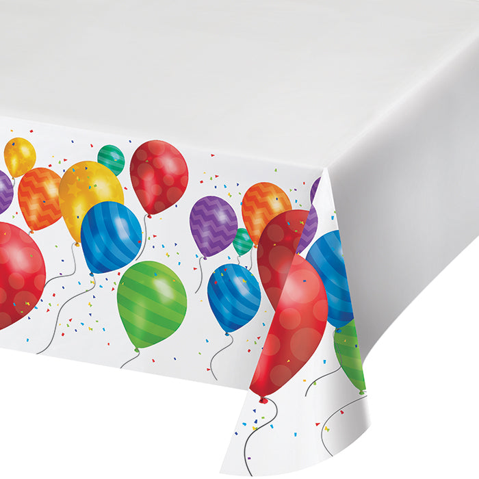 Balloon Blast Plastic Tablecloths 6 ct