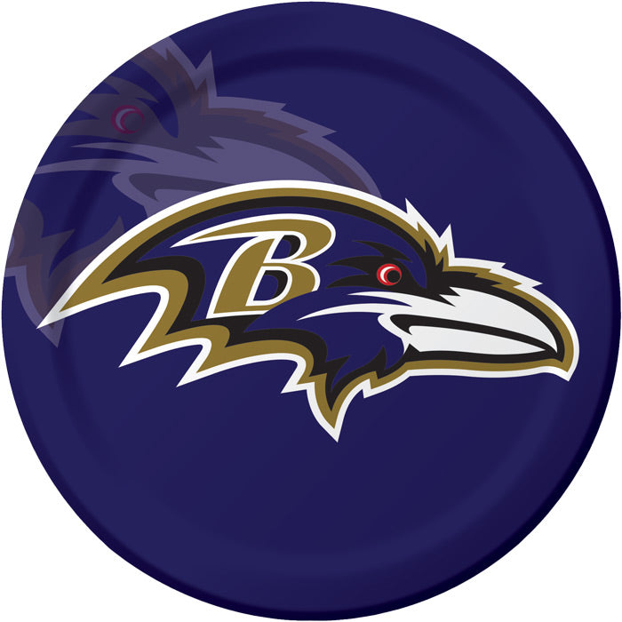 Baltimore Ravens Dinner Plates 96 ct